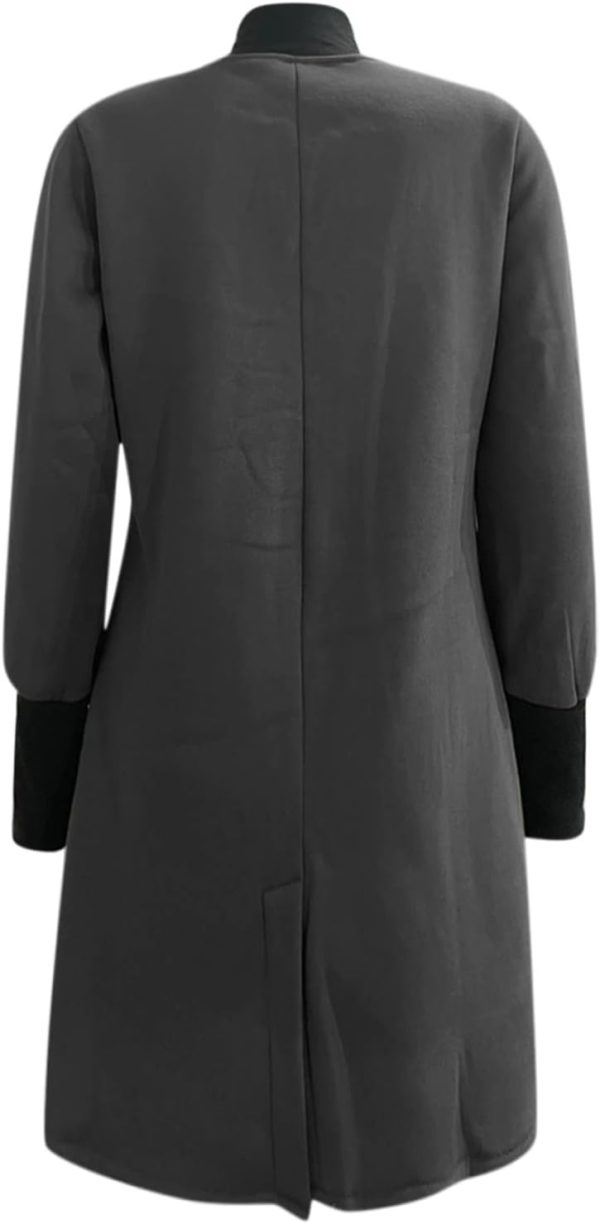 Uwdiohq Cappotto Donna Lungo Termico Kimono Giacche-1