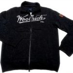 Felpa Uomo WOOLRICH Basic Fleece Track Grigio Silver