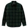 Camicia uomo WOOLRICH flanella quadri Green Hunting