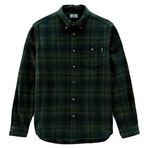 Camicia uomo WOOLRICH flanella quadri Green Hunting