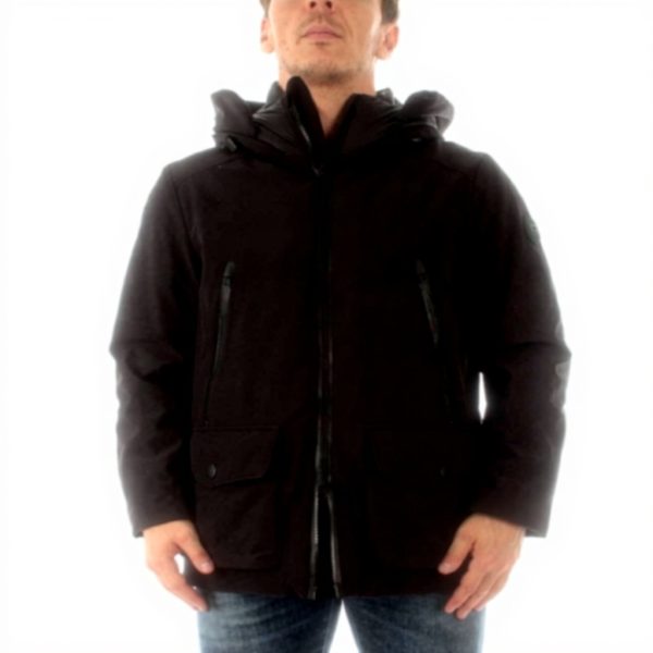 Parka WOOLRICH Softshell Uomo Escursionismo Tech Black