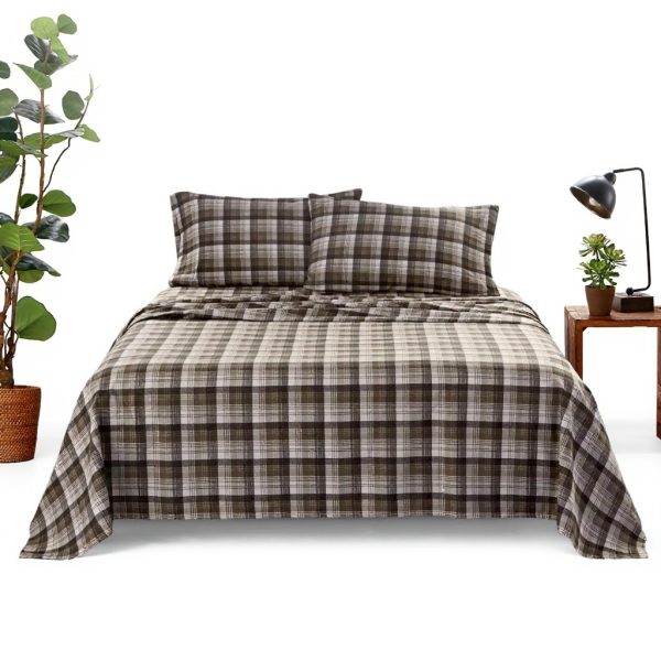 Lenzuola Woolrich flanella cotone charms calde King size