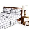 Lenzuola Flanella Woolrich Caldo Cotone Set Biancheria Letto