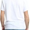 T-Shirt Uomo Woolrich Bianco Casual 2XL Comodo