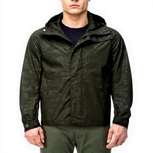 Giacche WOOLRICH Camou Rudder Jacket Summer Melton Blue