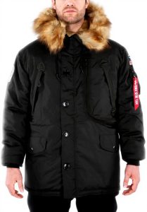 Alpha Industries Polar Jacket Mens Winter Coat Parka
