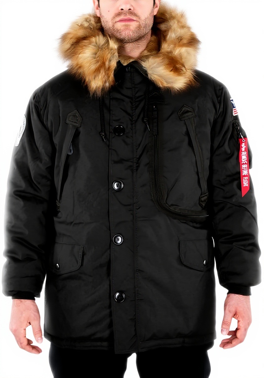Alpha Industries Polar Jacket Mens Winter Coat Parka