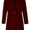 Huoghebg Cappotto Donna Invernale Misto Lana Comodo Elegante