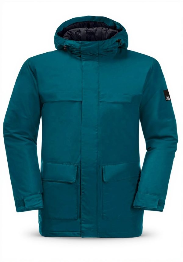 Jack Wolfskin Parka Uomo Impermeabile Antivento Materiali