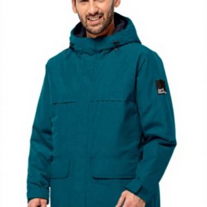 Jack Wolfskin Parka Uomo Impermeabile Antivento Materiali
