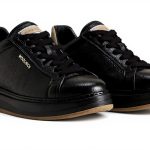 Sneakers Woolrich Arrow Court uomo pelle casual stringate
