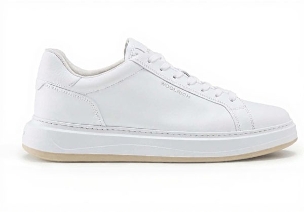 Woolrich Mens Sneakers Wool Casual White Design