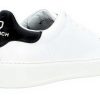 Sneakers Woolrich Classic Court uomo pelle bianca Made Italy