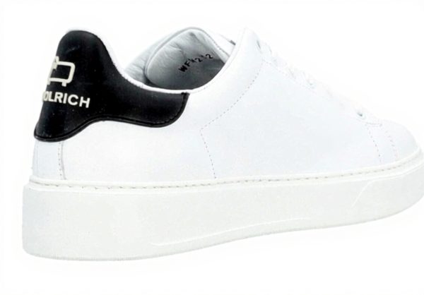 Sneakers Woolrich Classic Court uomo pelle bianca Made Italy