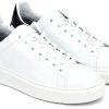 Sneakers Woolrich Classic Court uomo pelle bianca Made Italy