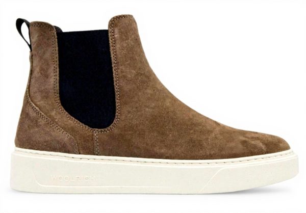 Chelsea Boots Men Woolrich Suede Leather Casual Footwear