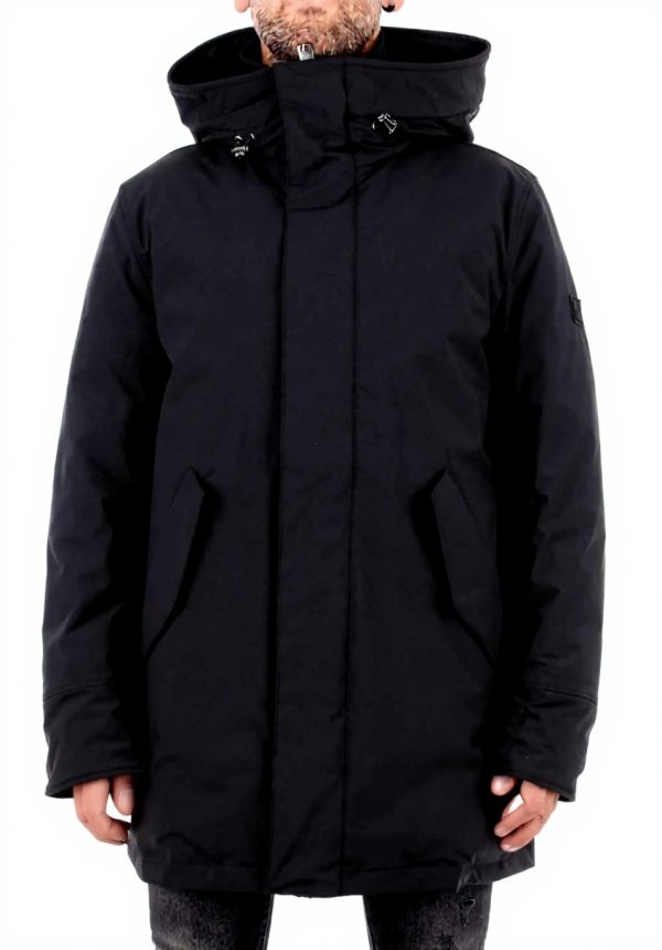 WOOLRICH Parka Men Stretch Mountain Jacket Black XXL