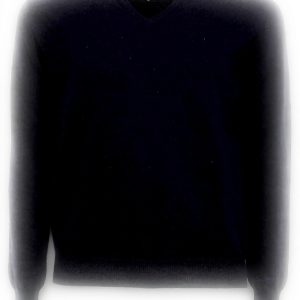 Maglione Uomo Woolrich Blue V-Neck Lana XXL