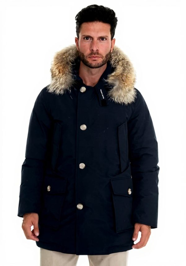 Woolrich Arctic Parka Men Detachable Fur Teflon Rainproof