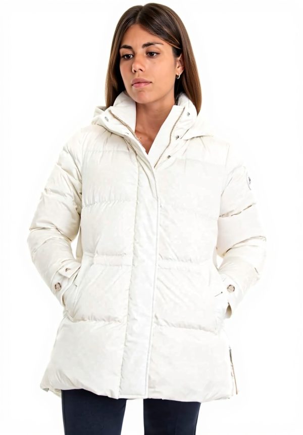 Giacconi WOOLRICH donna Bianco piumino cerniera