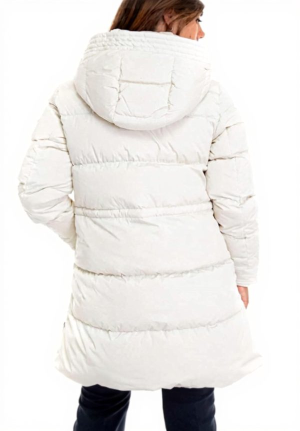 Giacconi WOOLRICH donna Bianco piumino cerniera