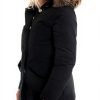 Giacconi WOOLRICH donna Nero parka senza collo