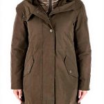 Giubbotto Donna WOOLRICH Verde Parka 3in1 militare lungo