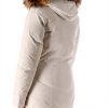 Woolrich Arctic Parka Women Long Luxury Cream Coat