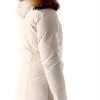 Woolrich Arctic Parka Women Long Luxury Cream Coat