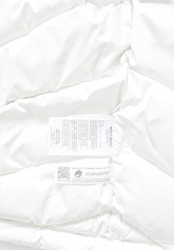 Woolrich Luxury Arctic Parka Womens Long Cream Coat XS