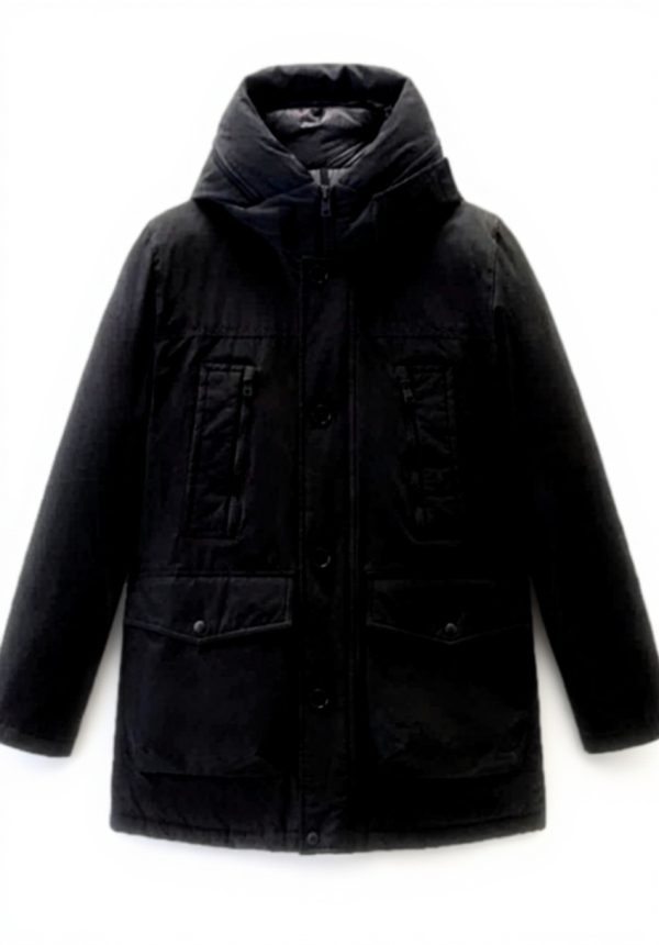 WOOLRICH Giubbotto Uomo Ramar Arctic Parka Cappotto Nero