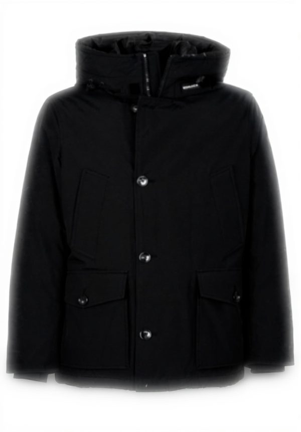 Woolrich Parka Men XL Logo Design Winter Jacket