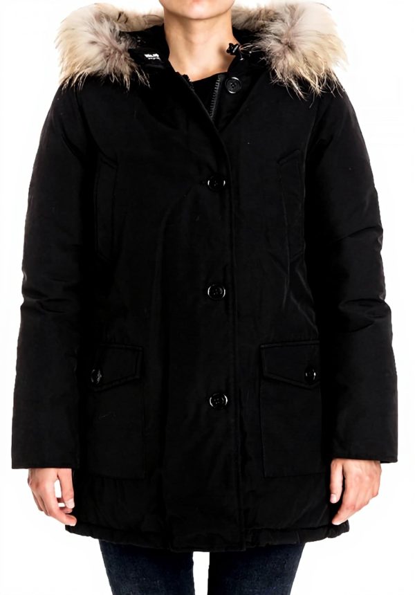 Woolrich Arctic Parka Donna Giacca Invernale Nero Taglia L