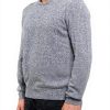 Maglione Uomo Woolrich Supergeelong Grigio Chiaro Taglia S