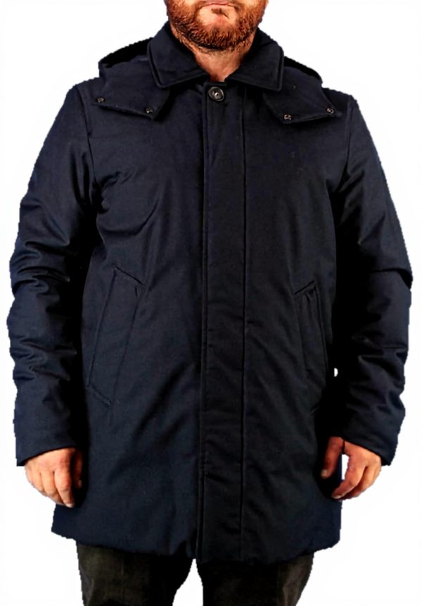 Woolrich Waterproof Jacket Men Blue Mac 3989 XL