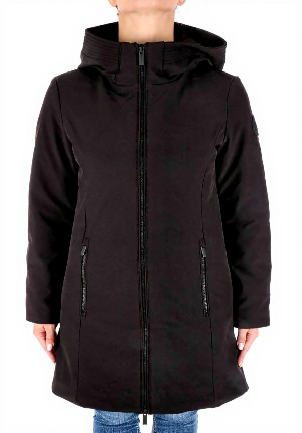 WOOLRICH Womens Firth Down Parka Black XS Winter Coat