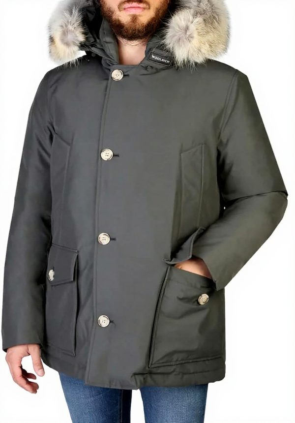 Giacche Woolrich Blu XL Tessuto Ramar Imbottitura Piuma