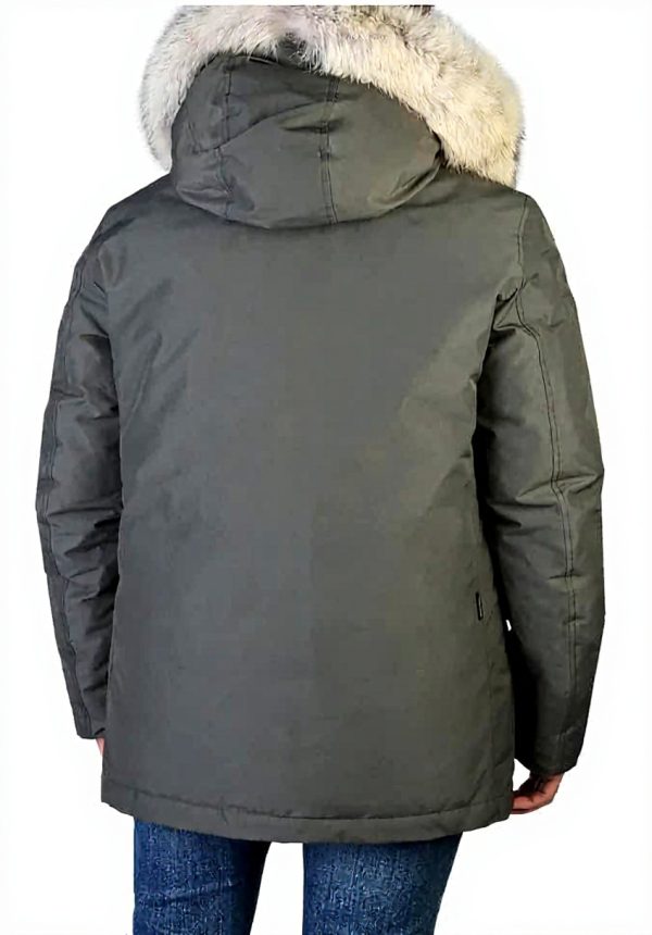 Giacche Woolrich Blu XL Tessuto Ramar Imbottitura Piuma