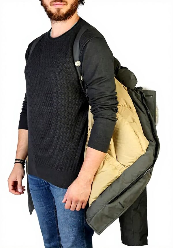 Giacche Woolrich Blu XL Tessuto Ramar Imbottitura Piuma