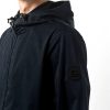 WOOLRICH Soft Shell Hoodie Blu Uomo Giacca Softshell
