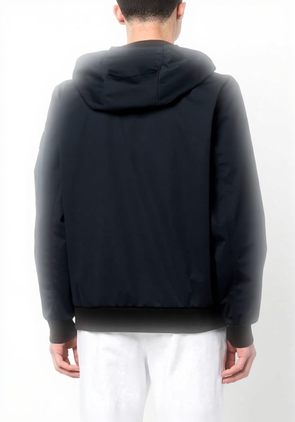 WOOLRICH Soft Shell Hoodie Blu Uomo Giacca Softshell