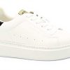Woolrich Leather Sneakers Men White Black Casual Shoes