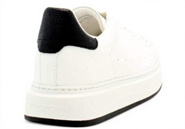 Woolrich Leather Sneakers Men White Black Casual Shoes