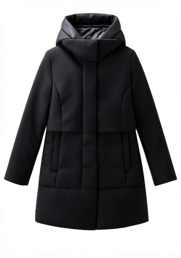 WOOLRICH Cappotto Uomo Nero Parka 2 in 1 Impermeabile-3