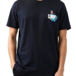 Maglia Uomo Pregiata Manica Corta Blu XL XXL L-0