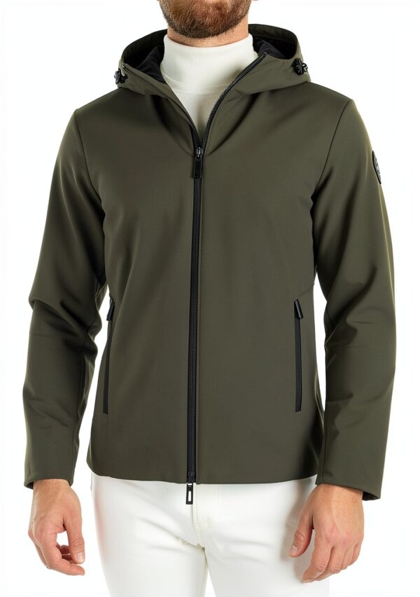 Piumino Woolrich Uomo Pregiato Chiusura Cerniera Manica-1