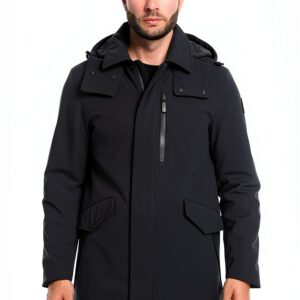 Giacconi Parka Manica Lunga Chiusura Cerniera Uomo Donna-0