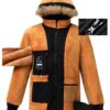 Giacca Parka Uomo Impermeabile Foderata Pile Grigio Nero-2
