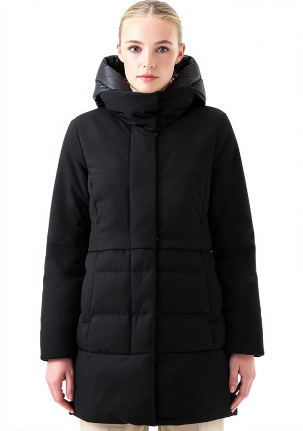 WOOLRICH Cappotto Uomo Nero Parka 2 in 1 Impermeabile-1