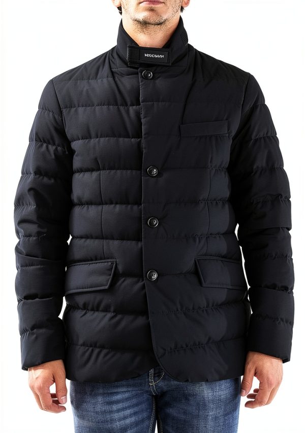 Blazer Uomo WOOLRICH Slim Fit Manica Lunga Blu